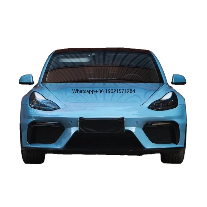 

Auto Parts for Model 3 Body Kit PP Plastic Material MODEL 3 Upgraded GT4-style Front Bumper Body Kit