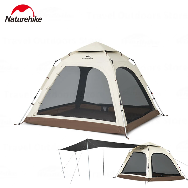 

Naturehike Camping Automatic Tent 3-4People Quick Opening Integrated Portable Outdoor Picnic Canopy Tent Multiple Specifications