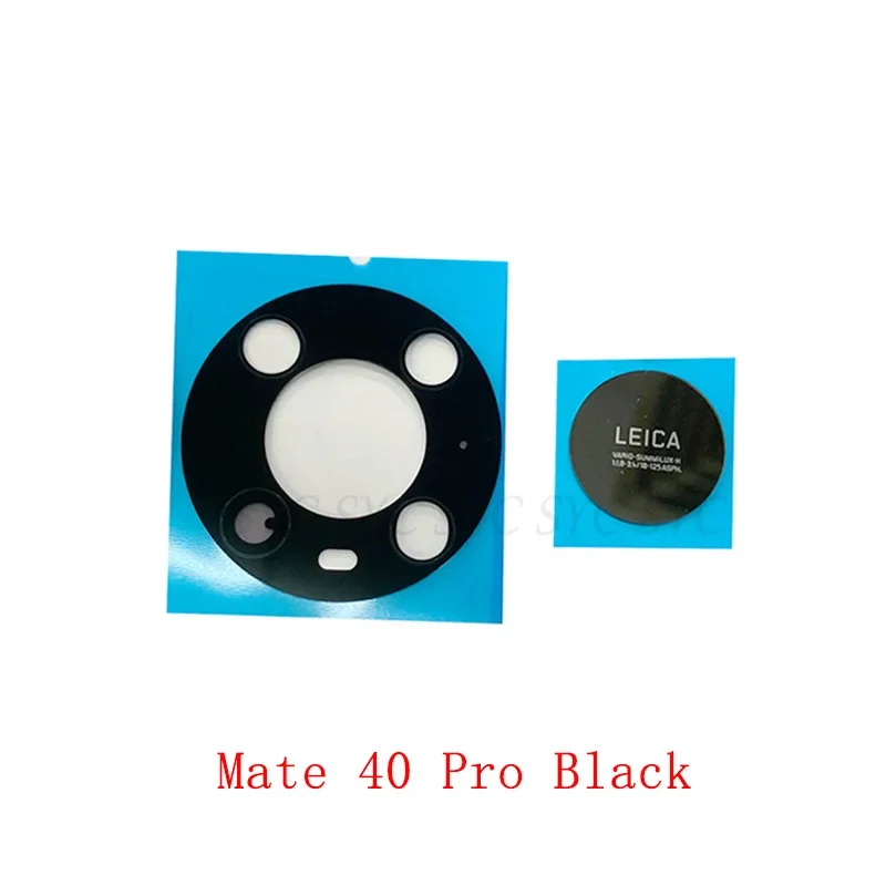 2Pcs Back Camera Lens Glass For Huawei Mate 40 Pro 40 RS Rear Camera Glass Lens Repair Parts