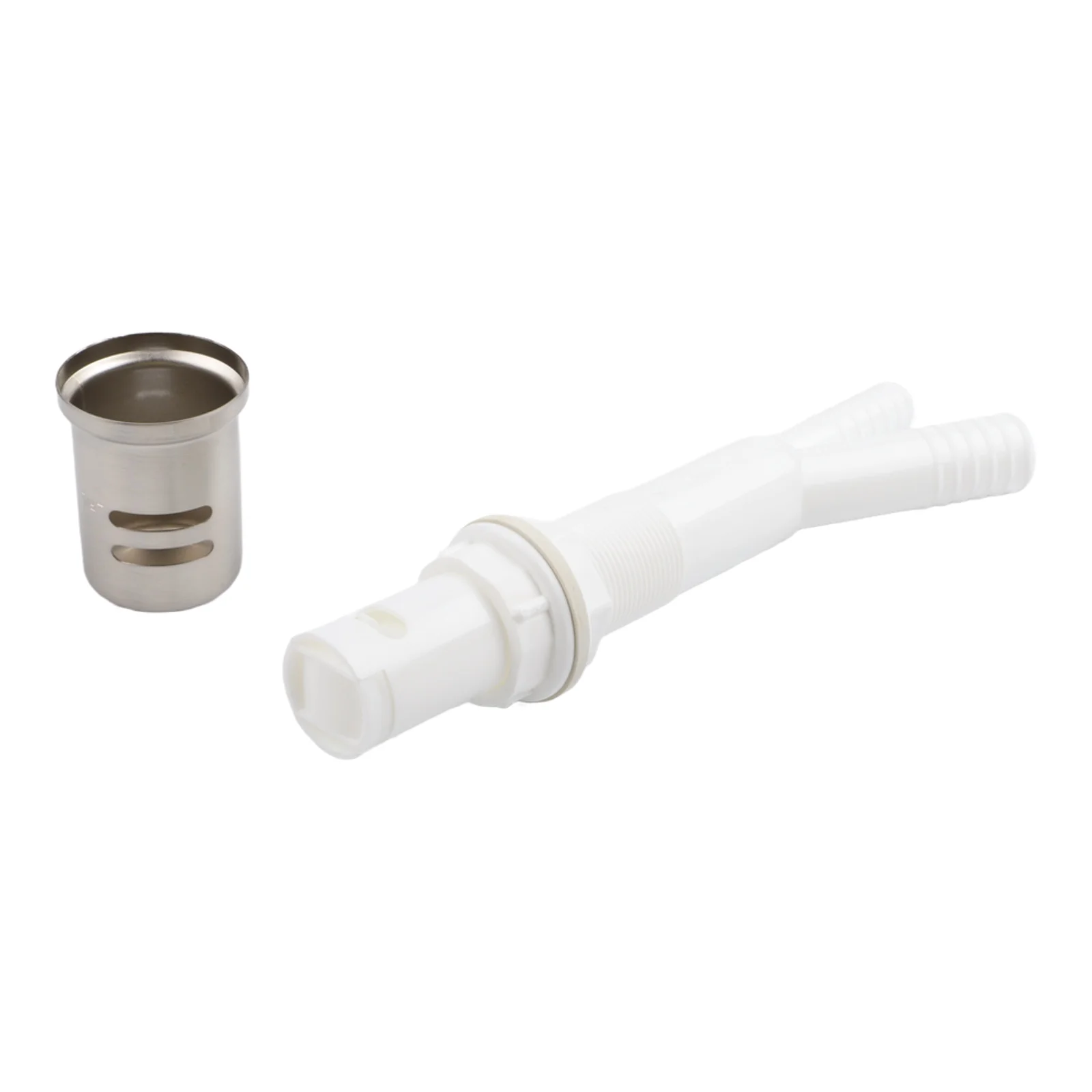 Kitchen Dishwasher Air Gap Kit Prevents Dirty Water Backflow ABS and Brass Cap Components Fits Standard Sink Easily