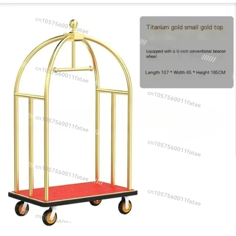 Restaurant Baggage Carts Service Hotel Lage Bellman Trolley---6 Inches