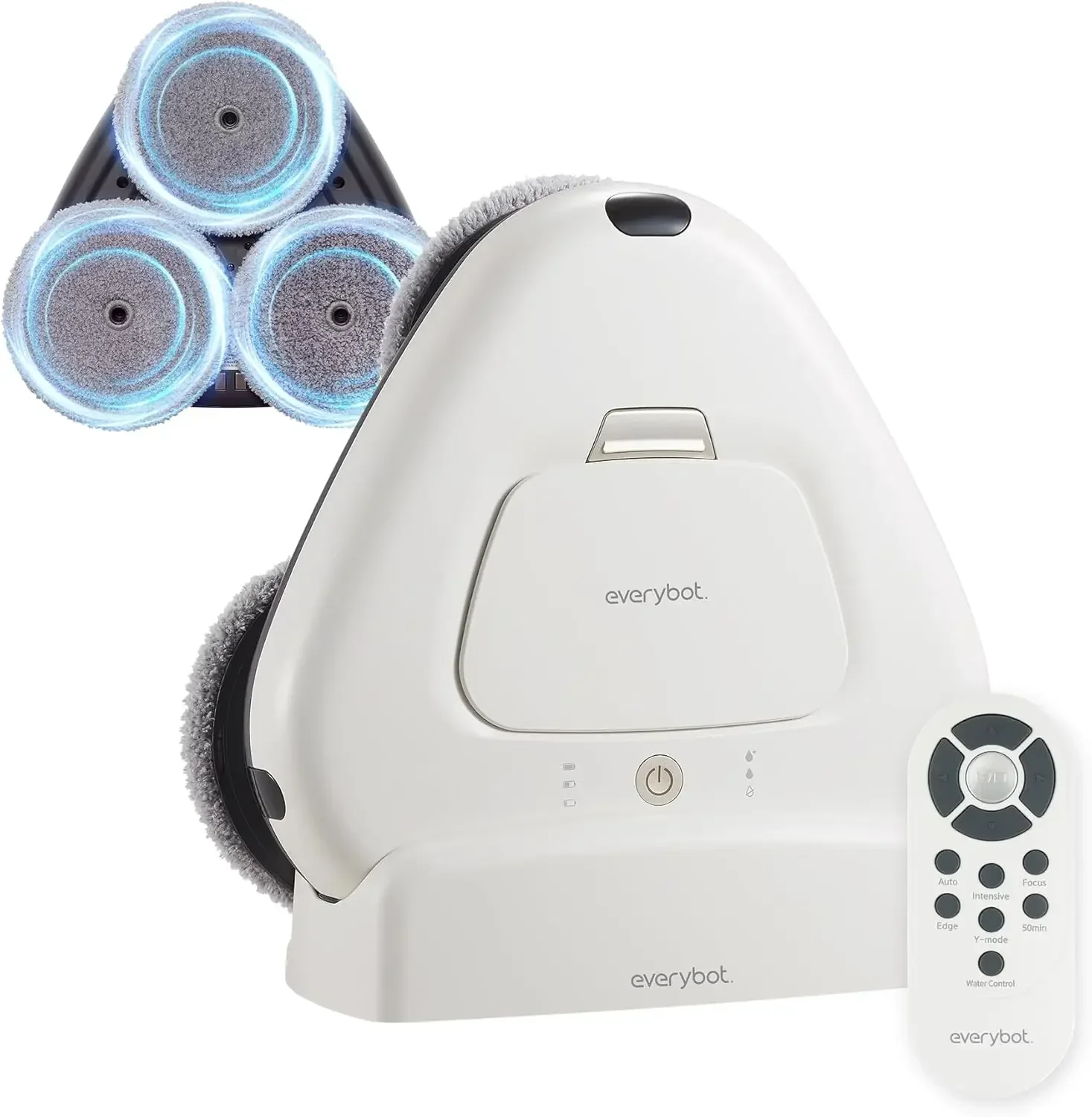 

Робот-пылесос с тремя вращающимися насадками - ультратихий умный робот для уборки (только робот) | Мощная стильная швабра с 3 режимами вращения для влажной уборки твердых полов