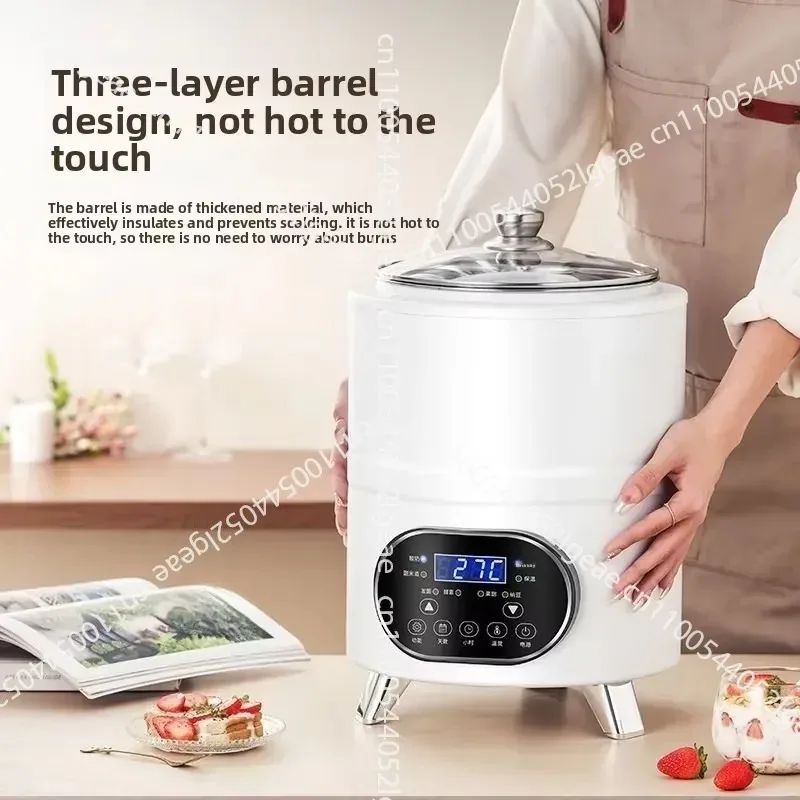 Commercial Grade Large Capacity Stainless Steel Yogurt Machine Fully Automatic 8L