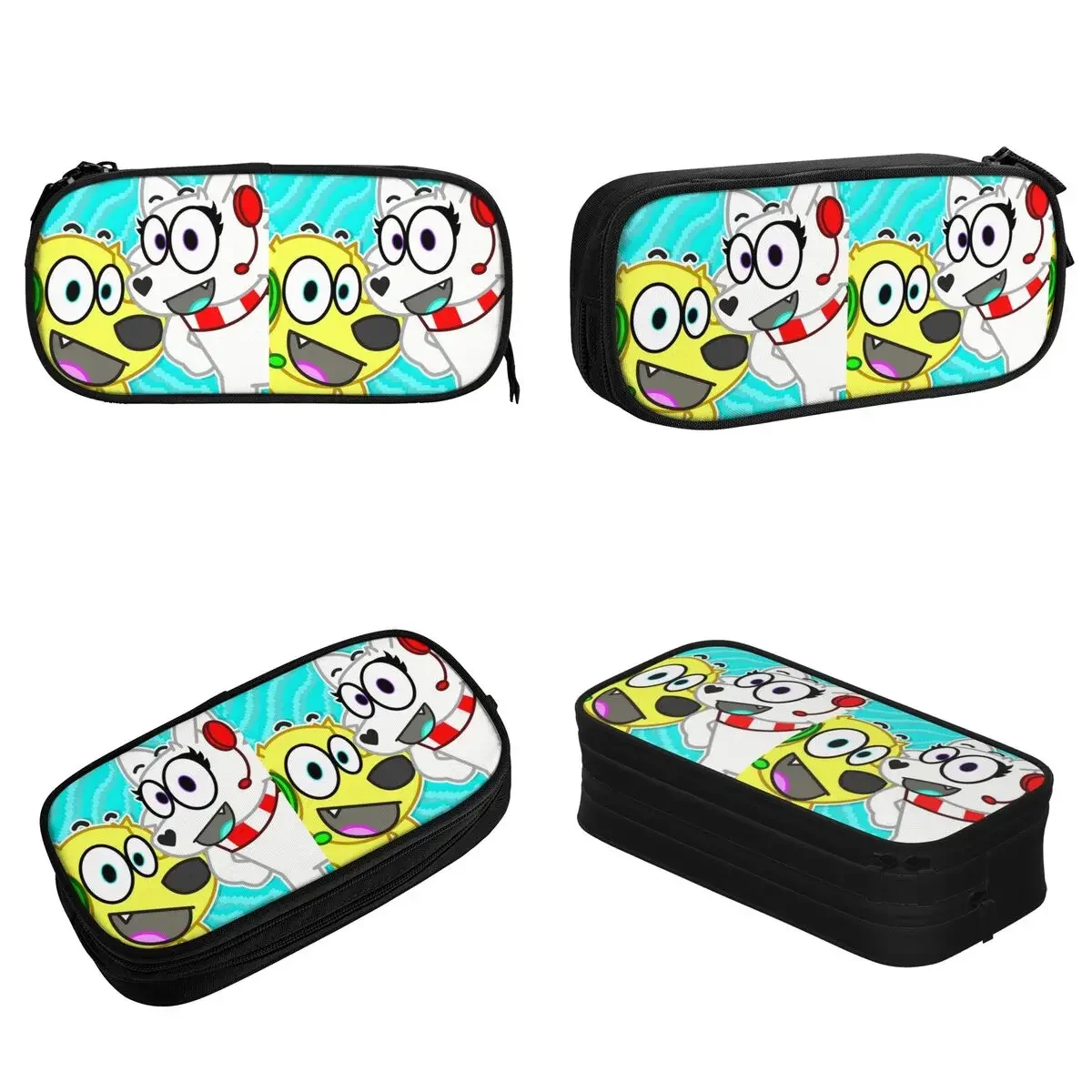 Tylers And Snowi Gaming Pencil Cases Game Anime Pencilcases Pen Holder Kids Large Storage Bags Students School Gift Accessories