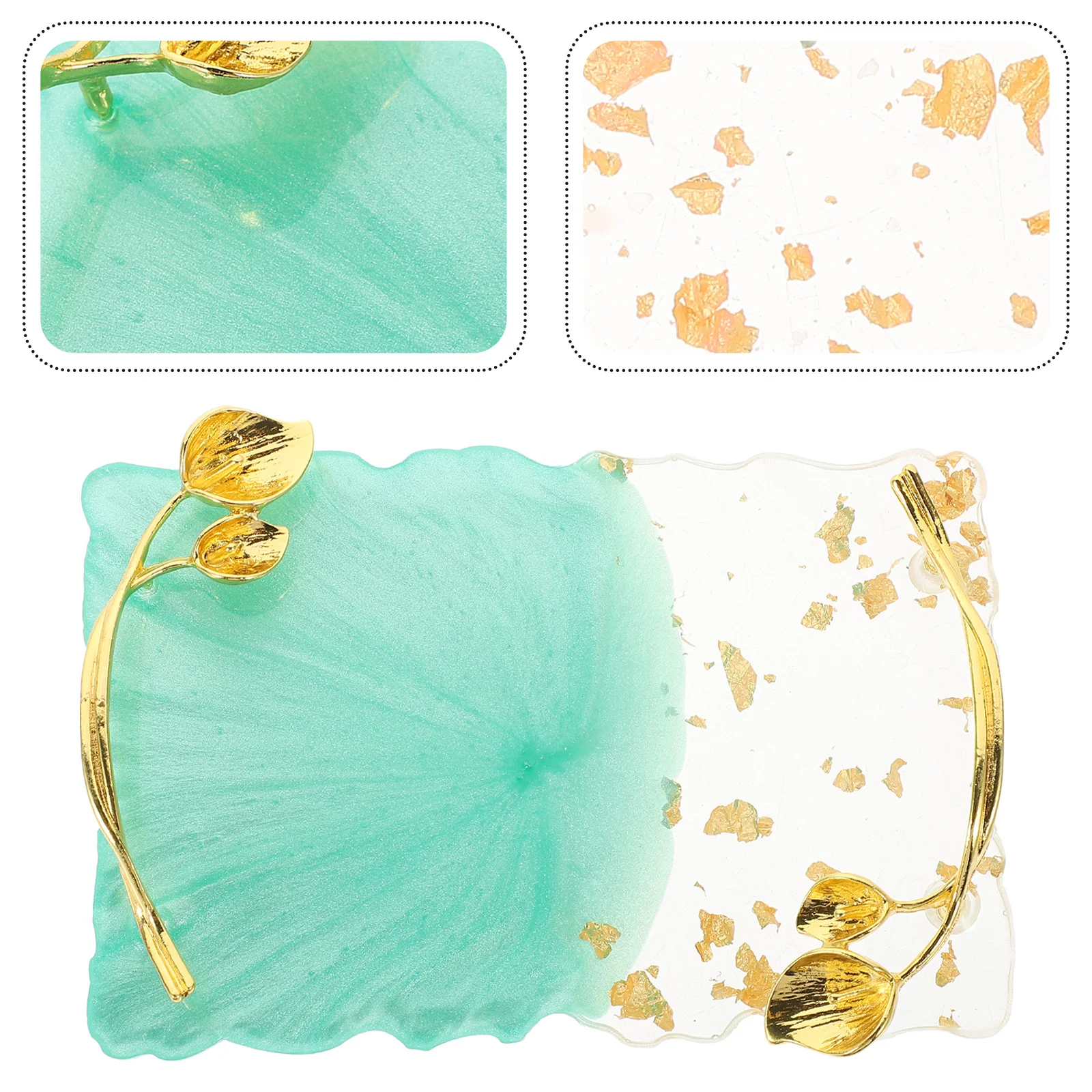 

Anti-Slip Mixing Palette Premium Resin Nail Art Tray For Pigment Blending Manicure Tool Makeup Color Mixing Plate Nail