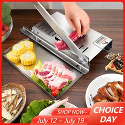 Household Frozen Meat Manual Slicer Minced Lamb Bone Meat Cutter Chicken Duck Fish Cutting Machine Hot Pot Kitchen Tools