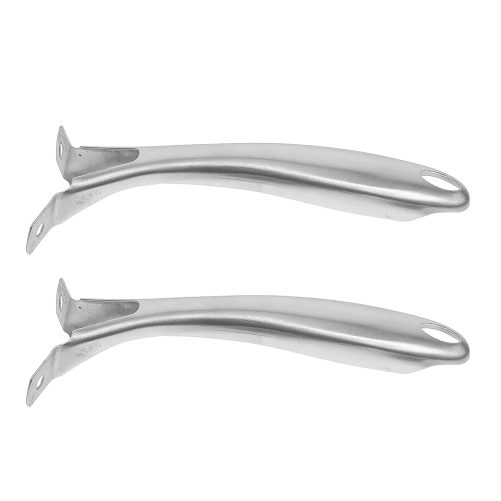 

2pcs Replacement Pot Handles Detachable Pan Handle For Cookware Stainless Steel Universal Pot Grip Cooking Utensil Parts Kitchen