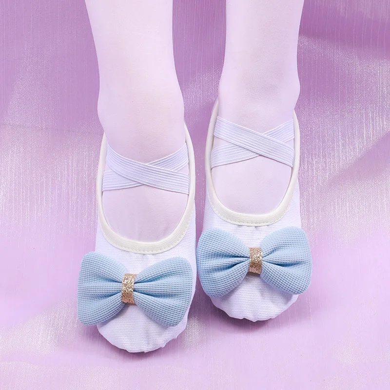 Japanese Style Ballet Shoes Child Girls Adult Dance Shoes Women 2023 New in Ballet Shoes for Dancing Ballet Accessories Bow