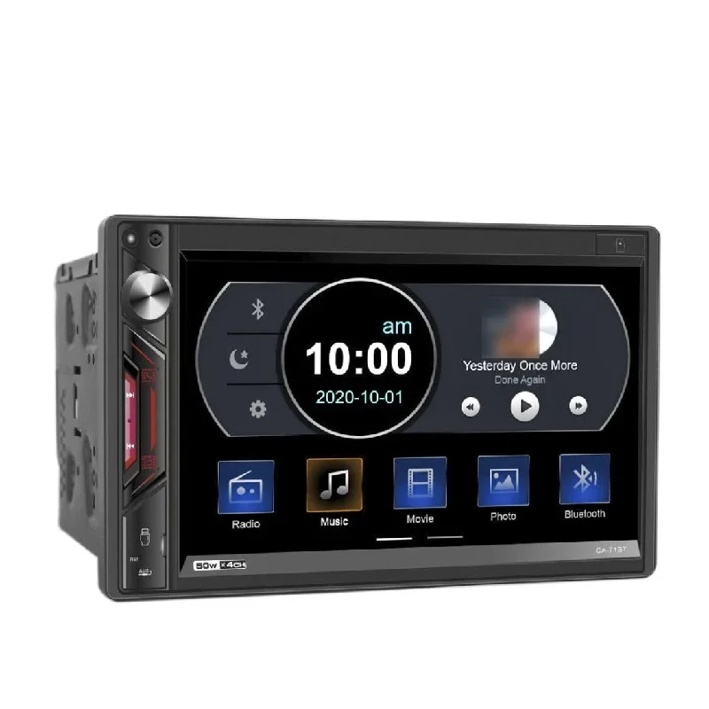 

l #7 inch Touch Screen Car MP5 video Build-in 2DIN with Mirror Link and GPS Navigation MP5 carplay