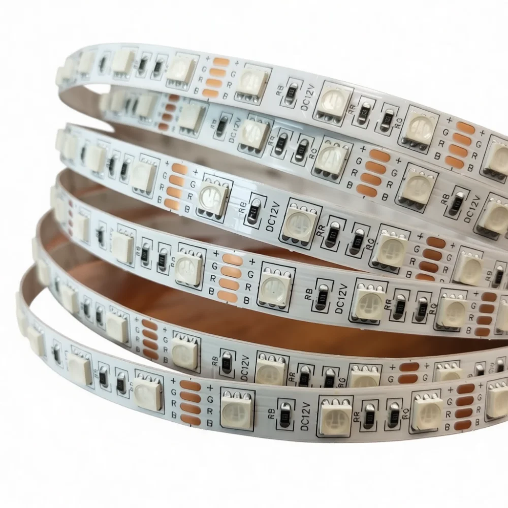 Smart LED Strip Light 5050 RGBCW 24V Flexible Lighting Tape For Home Interior Decoration Luxury Living Room Wall Decor