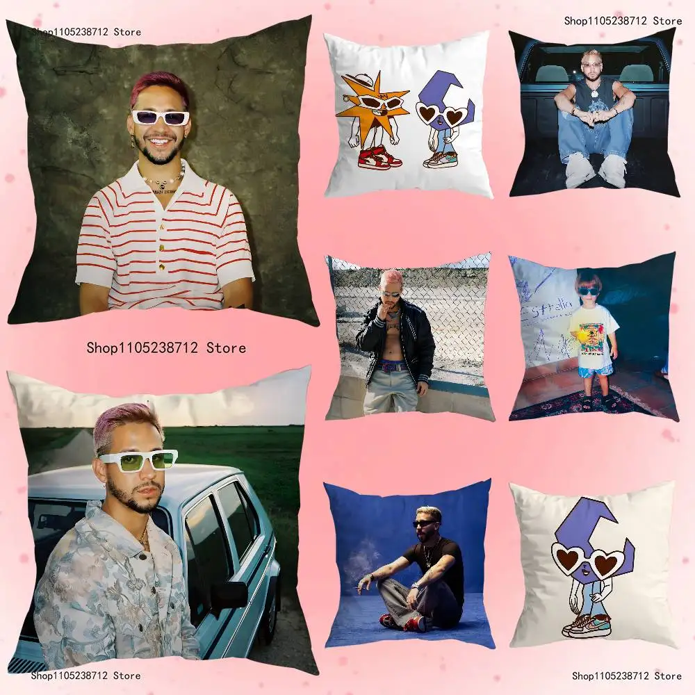 

Cool M-Mora rapper Pillowcase Pillowslip Cushion Plush Boys Girls Cartoon Anime Kawaii Decoration Kids Birthday Cute Gifts