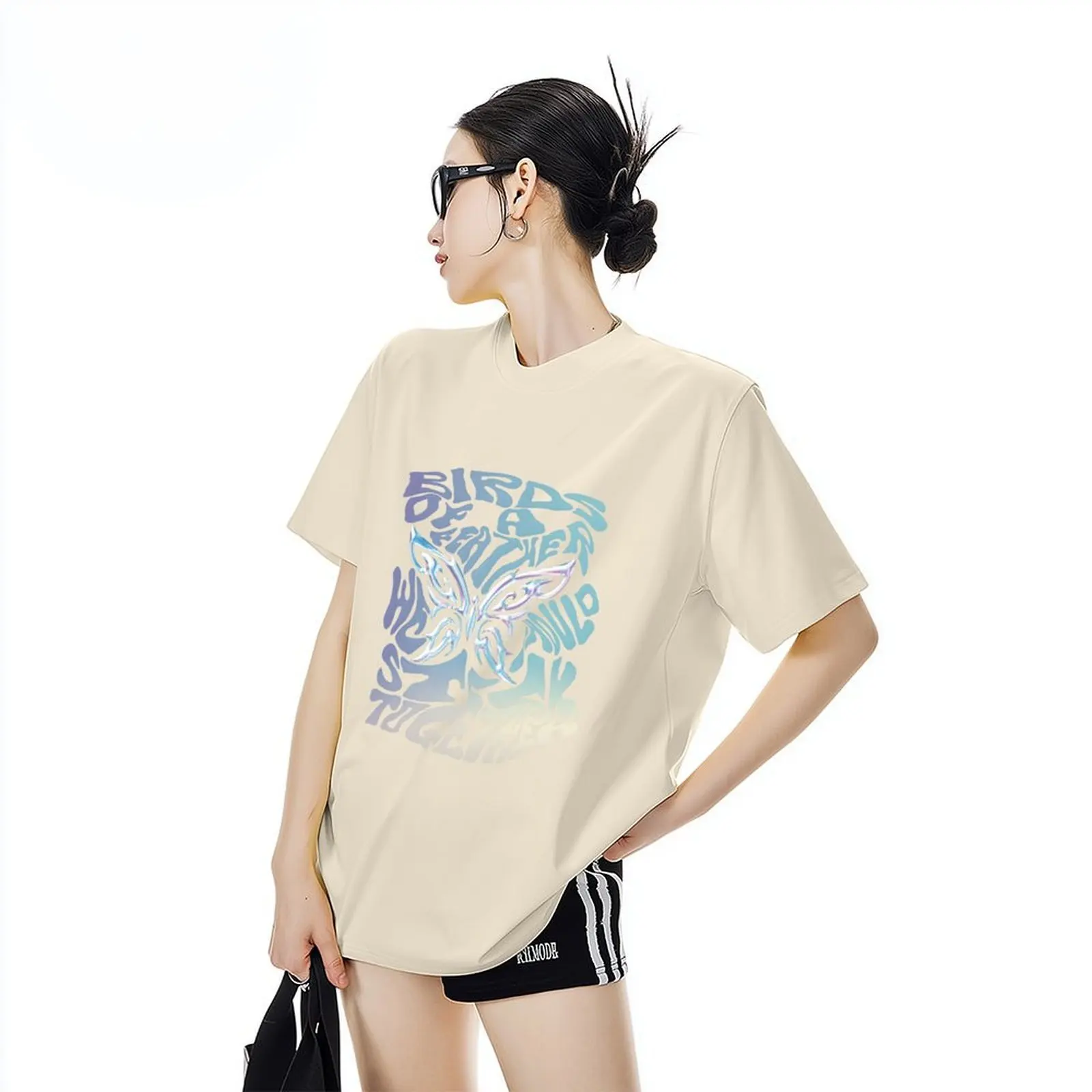 

90s Y2k Women Print Sports Fashion Casual Short Sleeve T-shirt Graphic Tshirts Summer Women Clothes Tee T Shirt