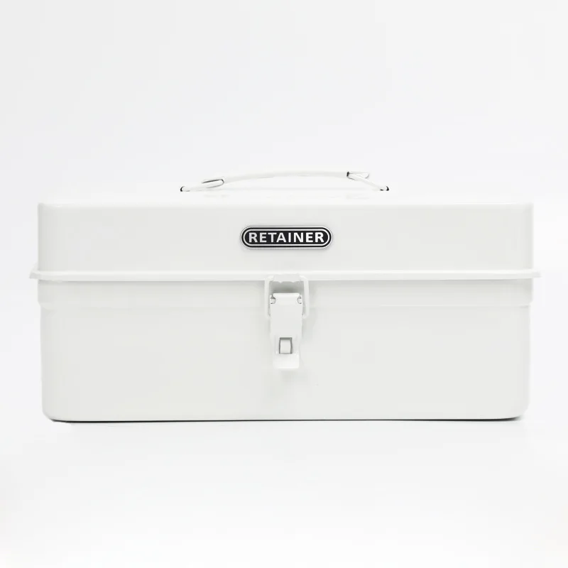 Japanese-Style White All- Toolbox Iron Medicine Box Steel Storage Metal