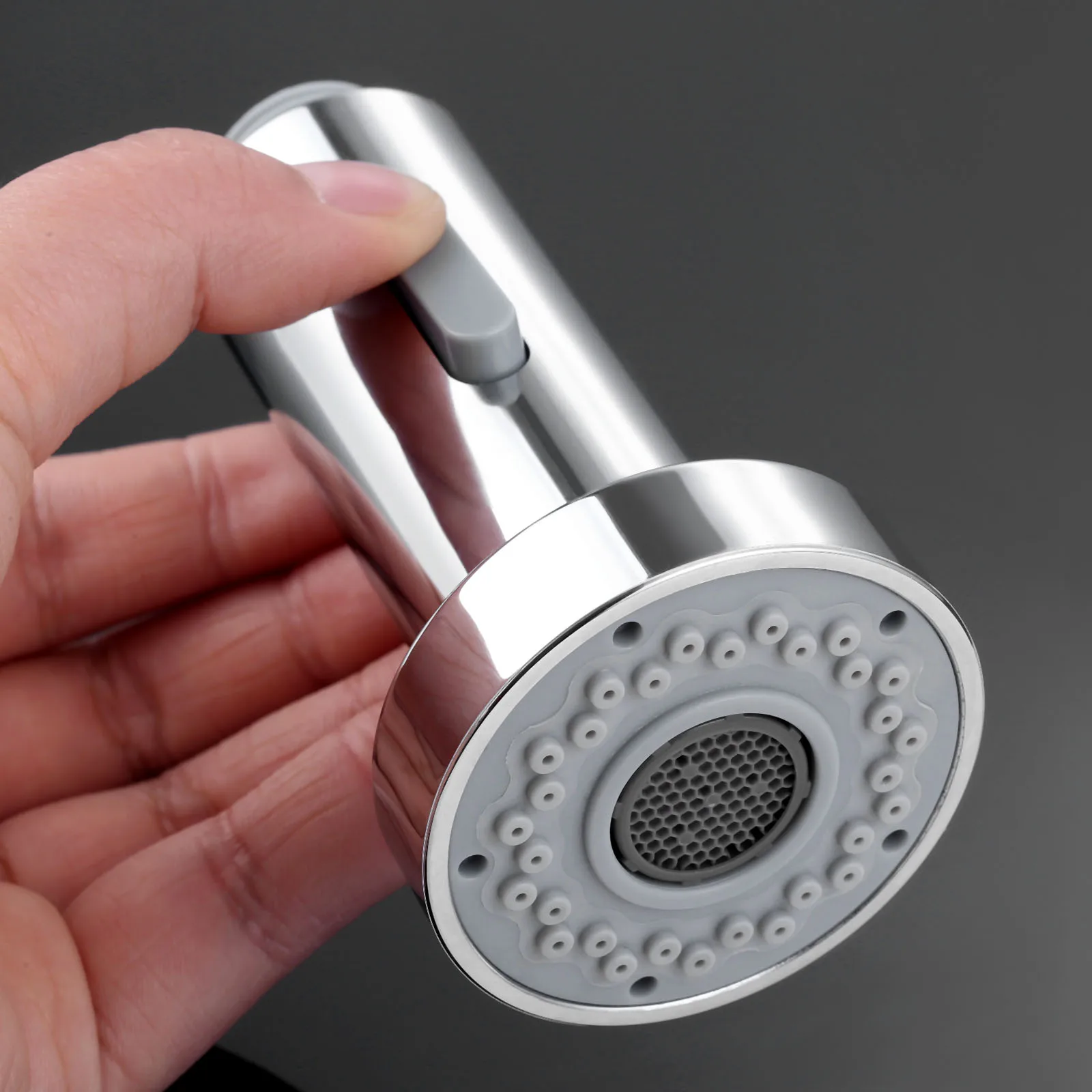 Universal 1/2" Connection Bathroom Basin Sink Shower Spray Head ABS Water-resistant Kitchen Faucet Spouts Pull-out Shower Head