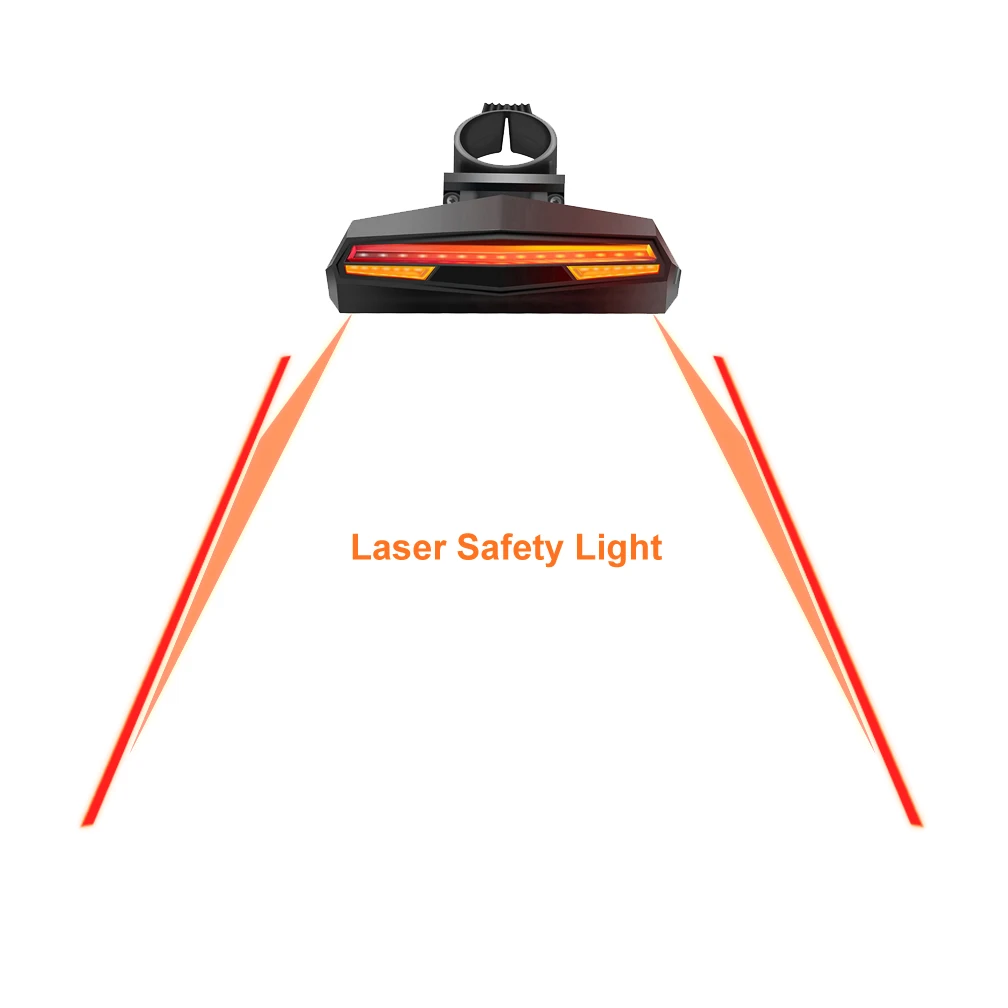 Bicycle Rear Light Remote Control and Waterproof