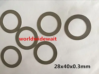 Rondella piatta in acciaio inossidabile M28 304 28 x 40 x 0,3 mm/0,5 mm/1 mm per rivetti pop 6 pezzi