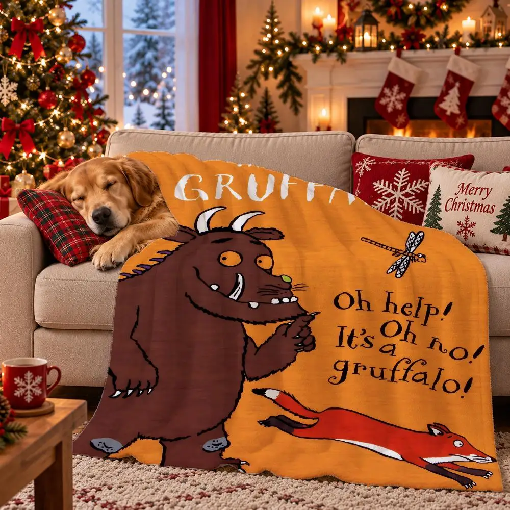 Book The Gruffalo Throw Flannel Pet Blanket Cover Warm Soft Multifunctional Throw Universal  Bedsqread Holiday Gifts