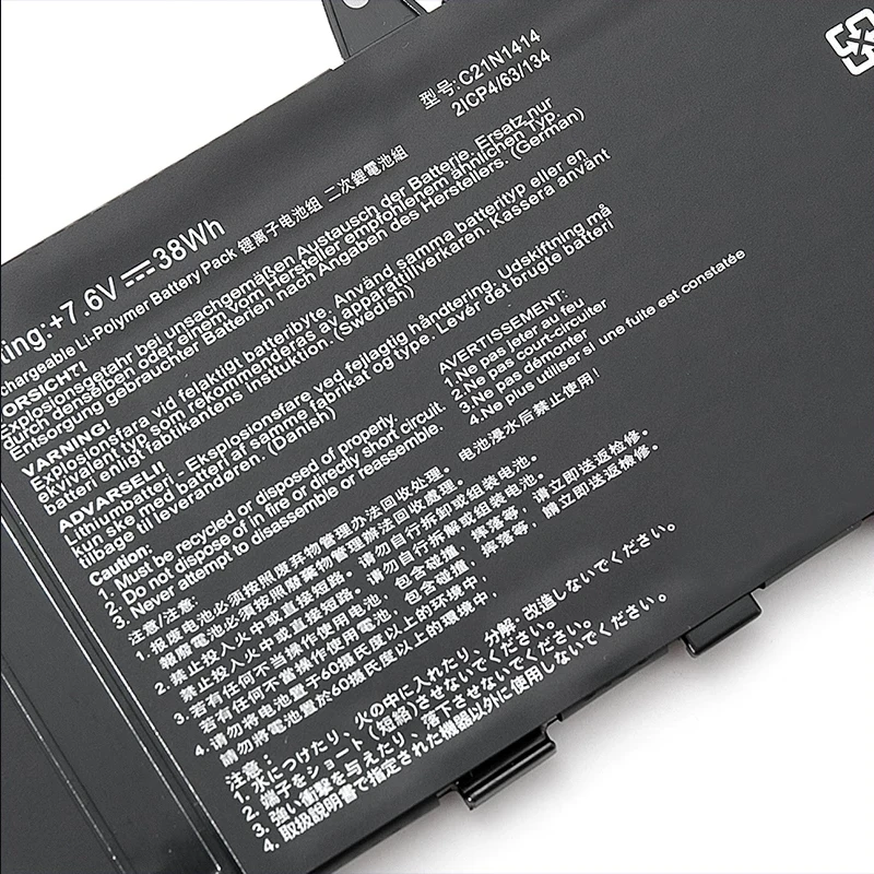 CP Laptop Battery C21N1414 7.6V 38Wh For EeeBook X205T X205TA F205TA Series X205TA-BING-FD015B F205TA-FD0064TS F205TA-FD0066TS