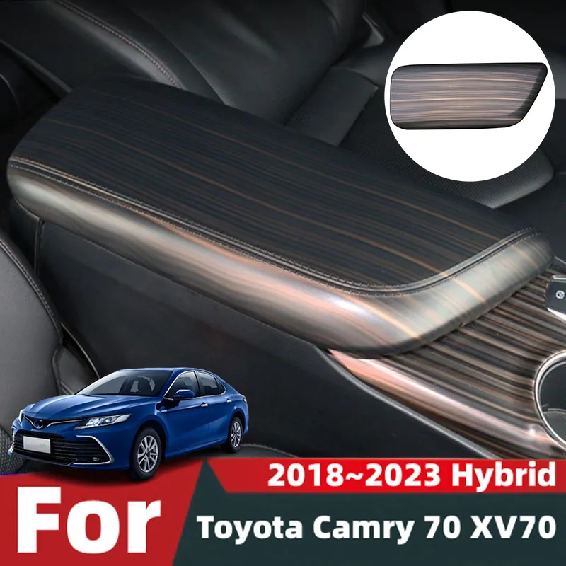 Für Toyota Camry 70 XV70 2018~2023 Hybrid Auto Mittelkonsole Armlehnen-Schutzabdeckungen Armlehnenbox Staubdichte Abdeckung Zubehör