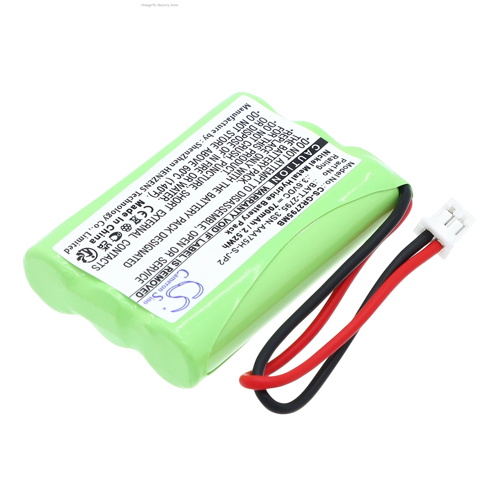 Replacement 3.6V 700mAh BabyPhone Battery for GRACO 2791,2791DIG1,2791DIGI1,2795,A3940,For Motorola MBP33 MBP36 MBP36PU