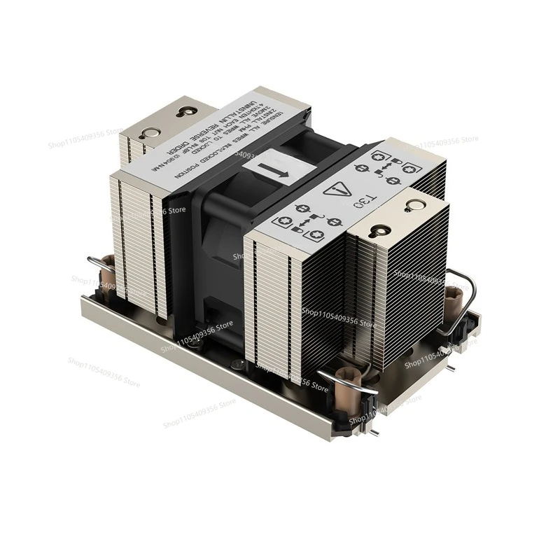 For LGA4677 Server Heatsink, Air-cooled Heat Pipe Fan Durable Cpu Temperature-controlled Copper Tube