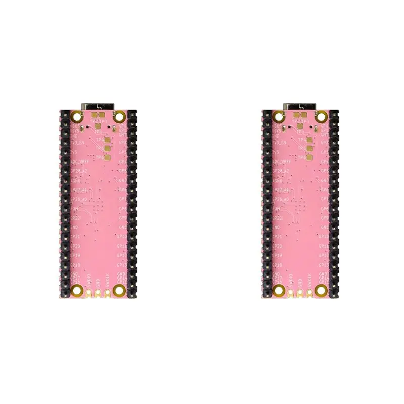 B67C 2X For Raspberry Pi Pico Development Board Pre-Soldered With Headers RP2040 Microcontroller ENIG Processed Type C