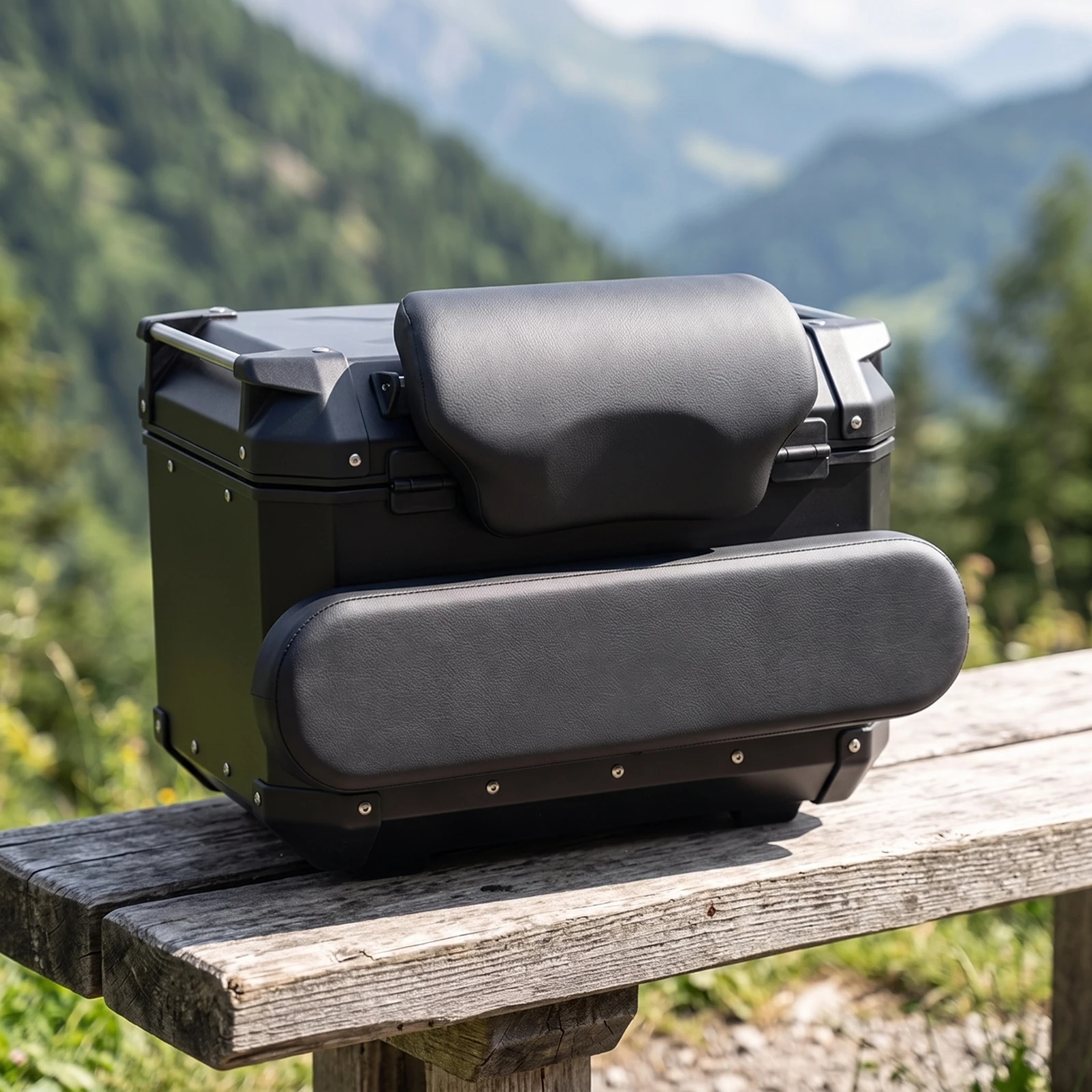 Motorcycle Top-Box Backrest Pad Comfortable Motorcycle Top Case Backrest Padded PU Foam for Passengers