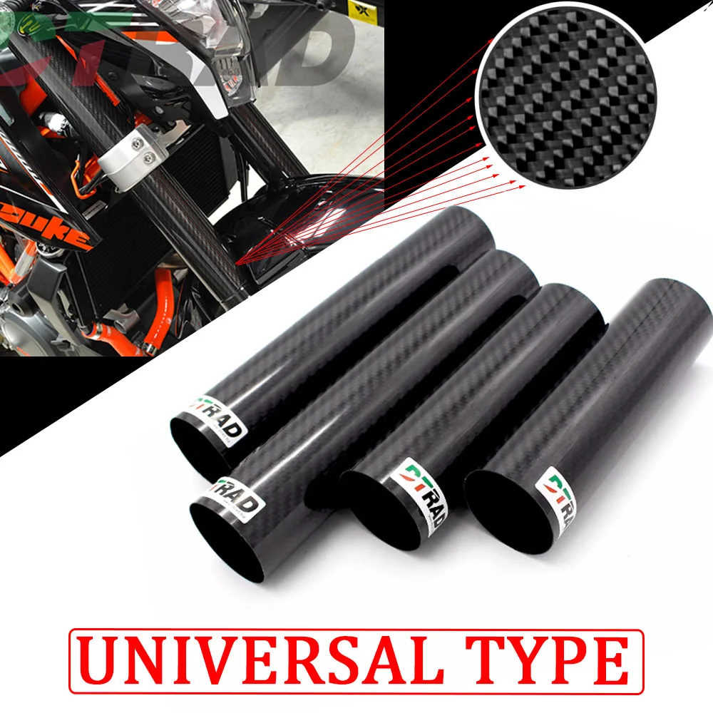 

Motorcycle FORK WRAPS Protectors 100% carbon fiber for Universal Model 2 pcs