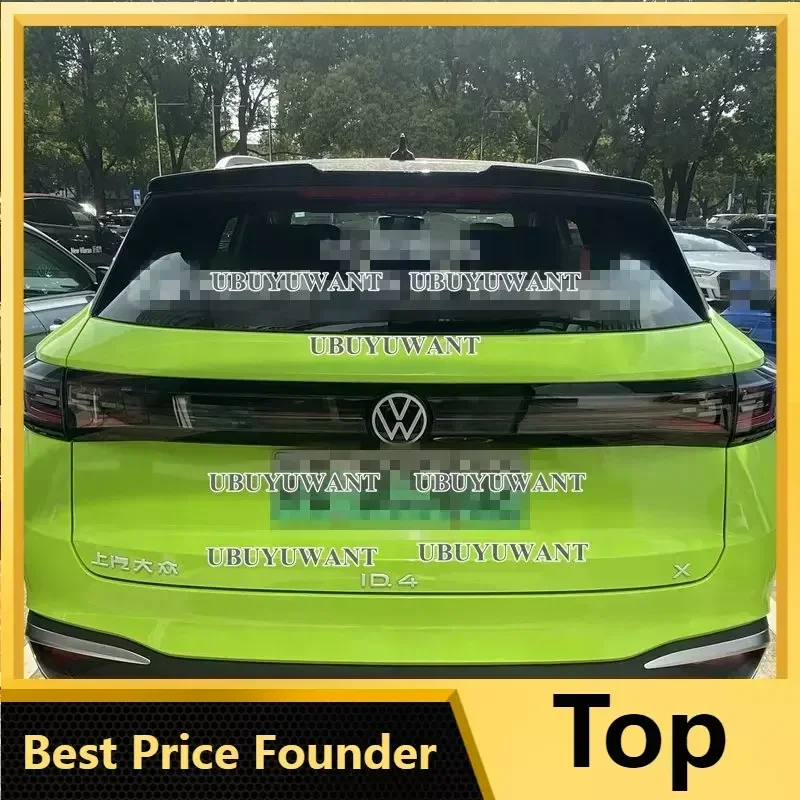 

ABS Material Rear Roof Spoiler Wings for Volkswagen VW Volkswagen ID.4 2020 2021-2023+ Car Styling ABS Carbon Look Rear Spoiler