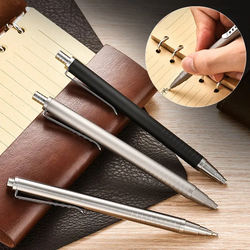 

1 шт., ручка для письма из титанового сплава, деловая ручка для подписи, многофункциональный инструмент, подарок для мужчин и женщин, школьный подарок