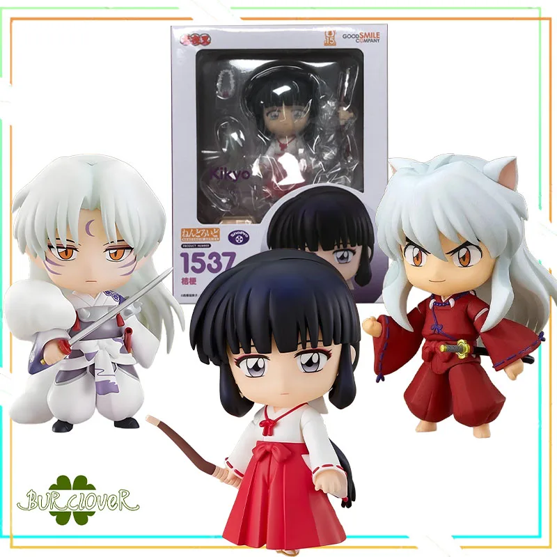 

GSC натуральная оригинальная фигурка INUYASHA NENDOROID SESSHOUMARU KIKYO, игрушки для мальчиков/девочек/детей/Рождественский подарок