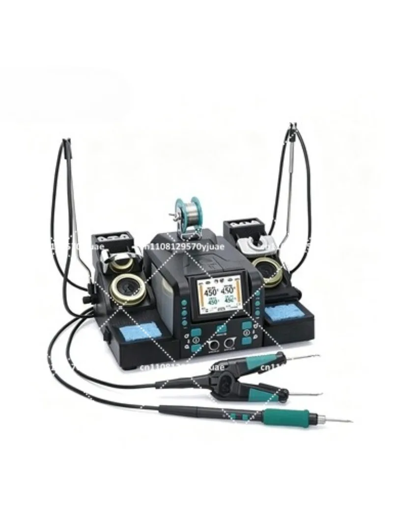 2-In-1 Electric Tweezers Double Station High Precision Soldering Tool for Electronics Repair