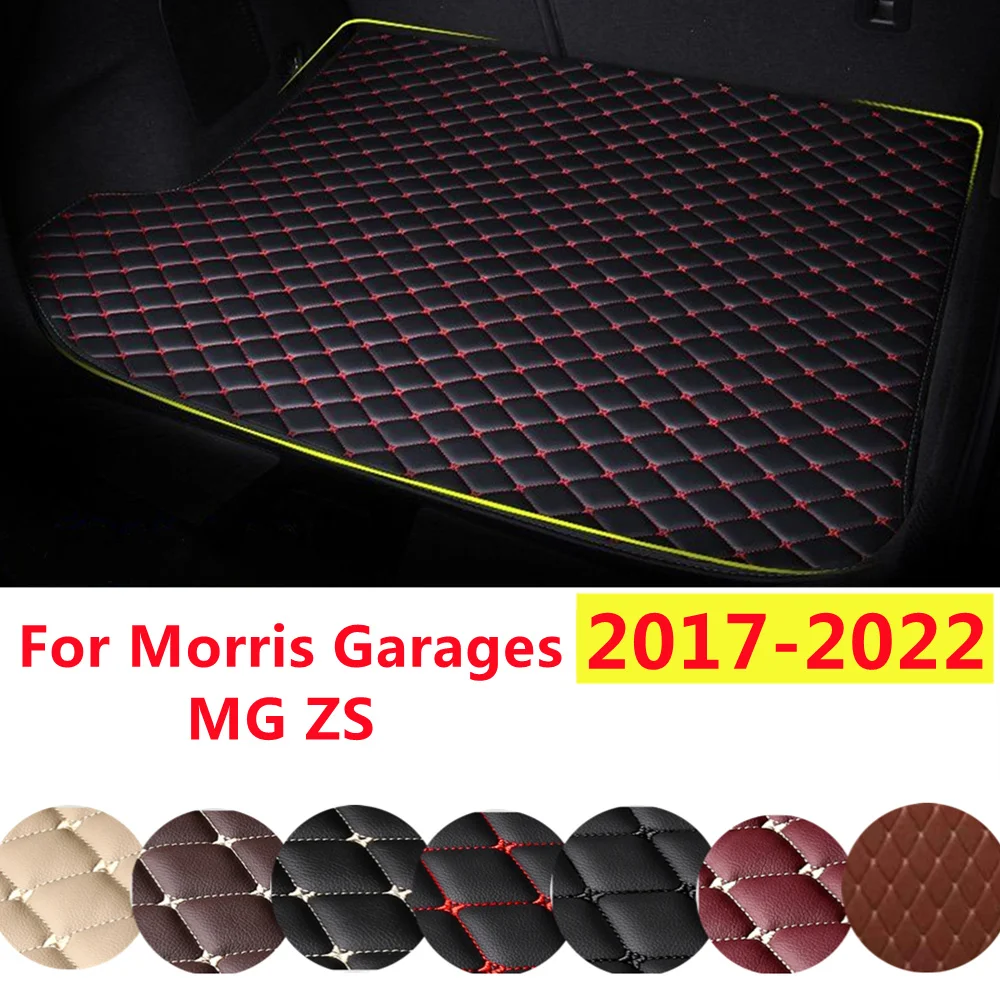 YJ XPE Leather Custom Fit For Morris Garages MG ZS 2022-2017 PRO AUTO Accessories Car Trunk Mat Rear Cargo Liner Cover Carpet