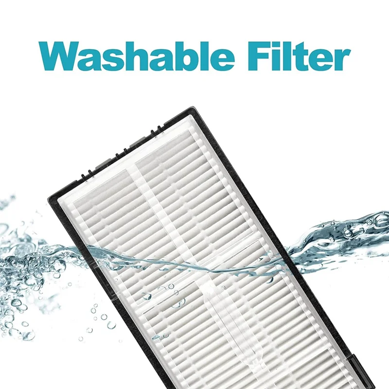 

B02C-Main Side Brush Hepa Filter Mop Dust Bag As Shown Home Appliance Accessories For Roborock Q8 Max Q8 Max+ Q5 Pro Q5 Pro+