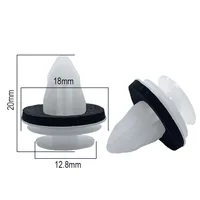 Universal Auto Fastener Clips Retaining Door Plate Decoration Bumper Clip Interior Trim Fender Screw Rivet Fastener Buckle 6