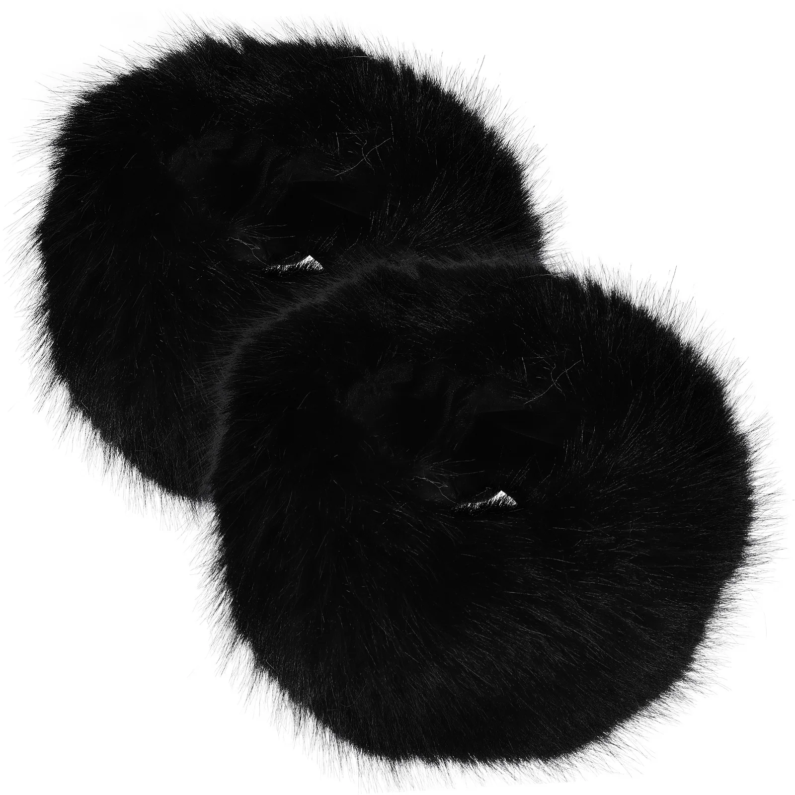 

2Pcs Winter Warm Wrist Bands Stylish Design Lightweight Comfortable Versatile Application Home Office Use Wrist Cuffs