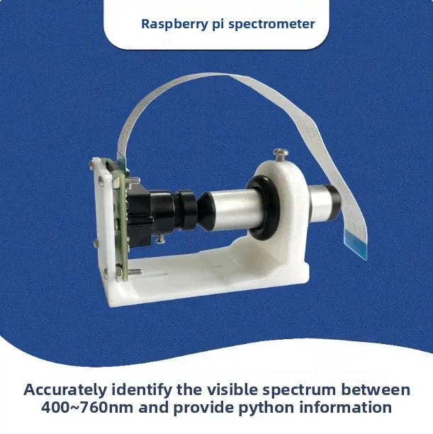 Raspberry Pi 3B Optical Spectrometer Sensor Detecting Visible, Ultraviolet, and Infrared Light, Available for Development
