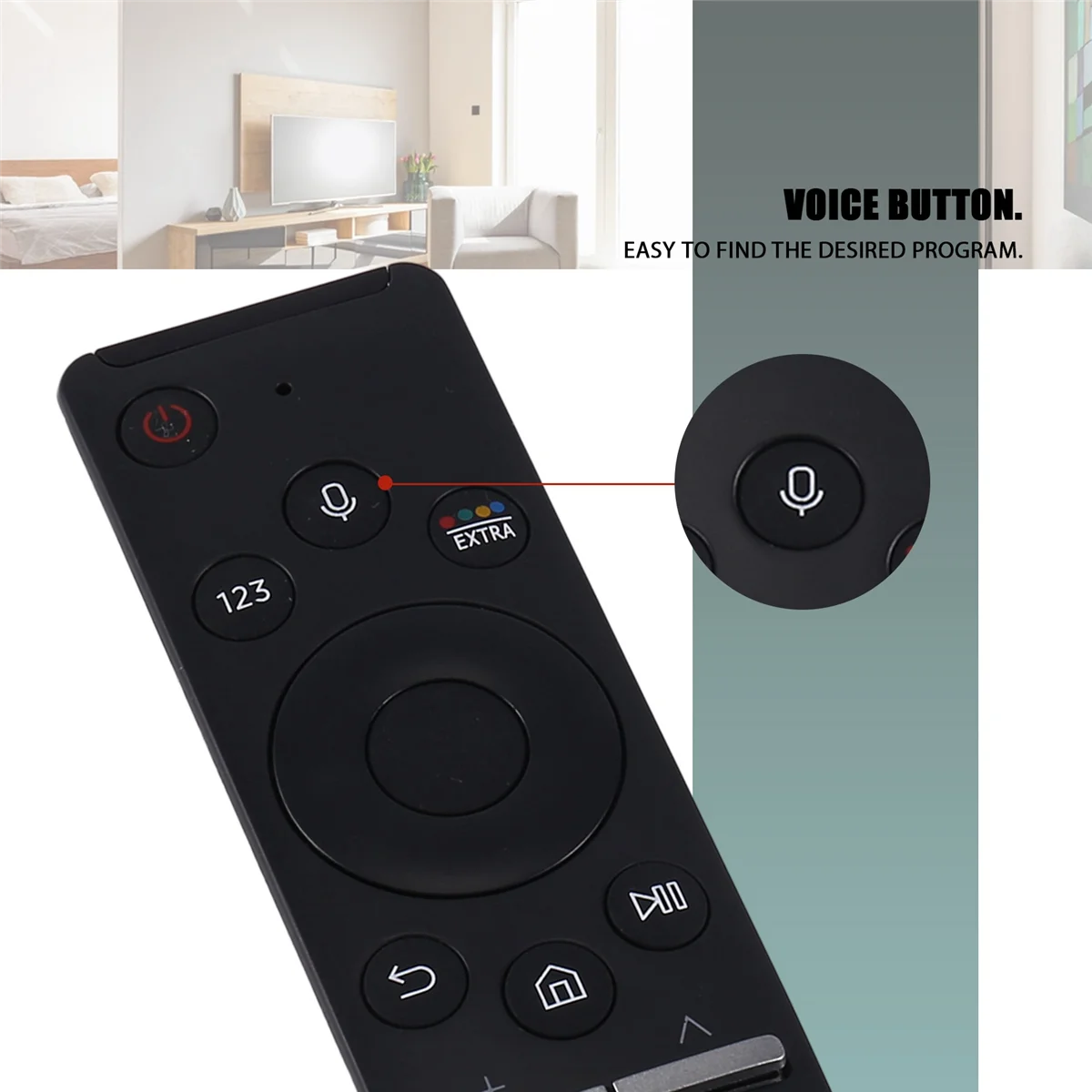 BN59-01242A Remote Control for Samsung TV with Voice Blue-Tooth N55KU7500F UN78KS9800 UN78KS9800F UN78KS9800FXZA