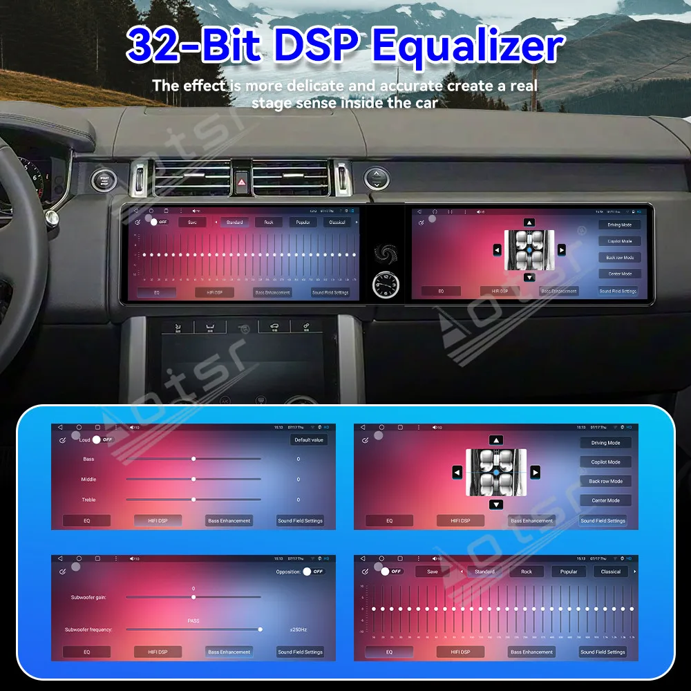 Dual 12.3’’ Android 13 Carplay For Land Rover Executive 2018-2022 GPS Navigation Car Radio 2K HD Touch Screen Multimedia