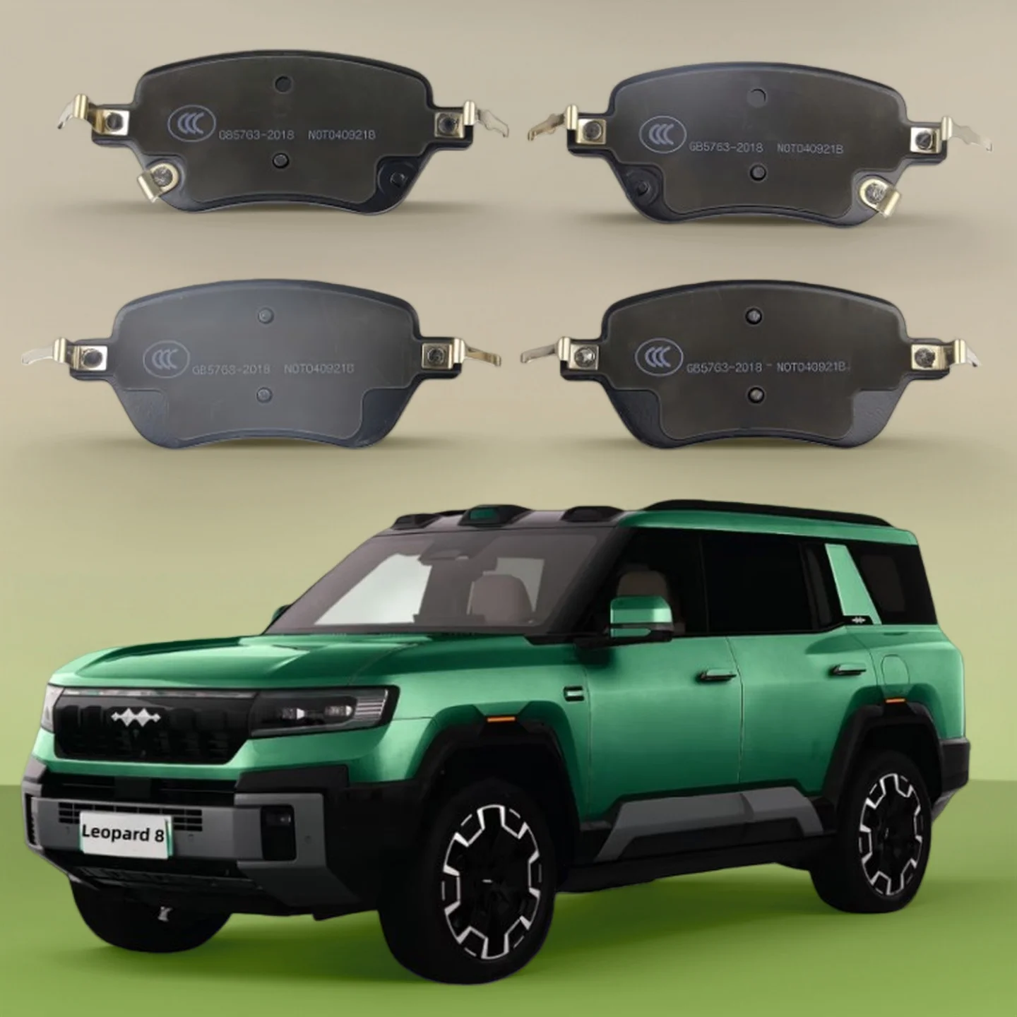 For BYD FangChengBao Leopard 8 Rear Brake Pads/Auto Parts