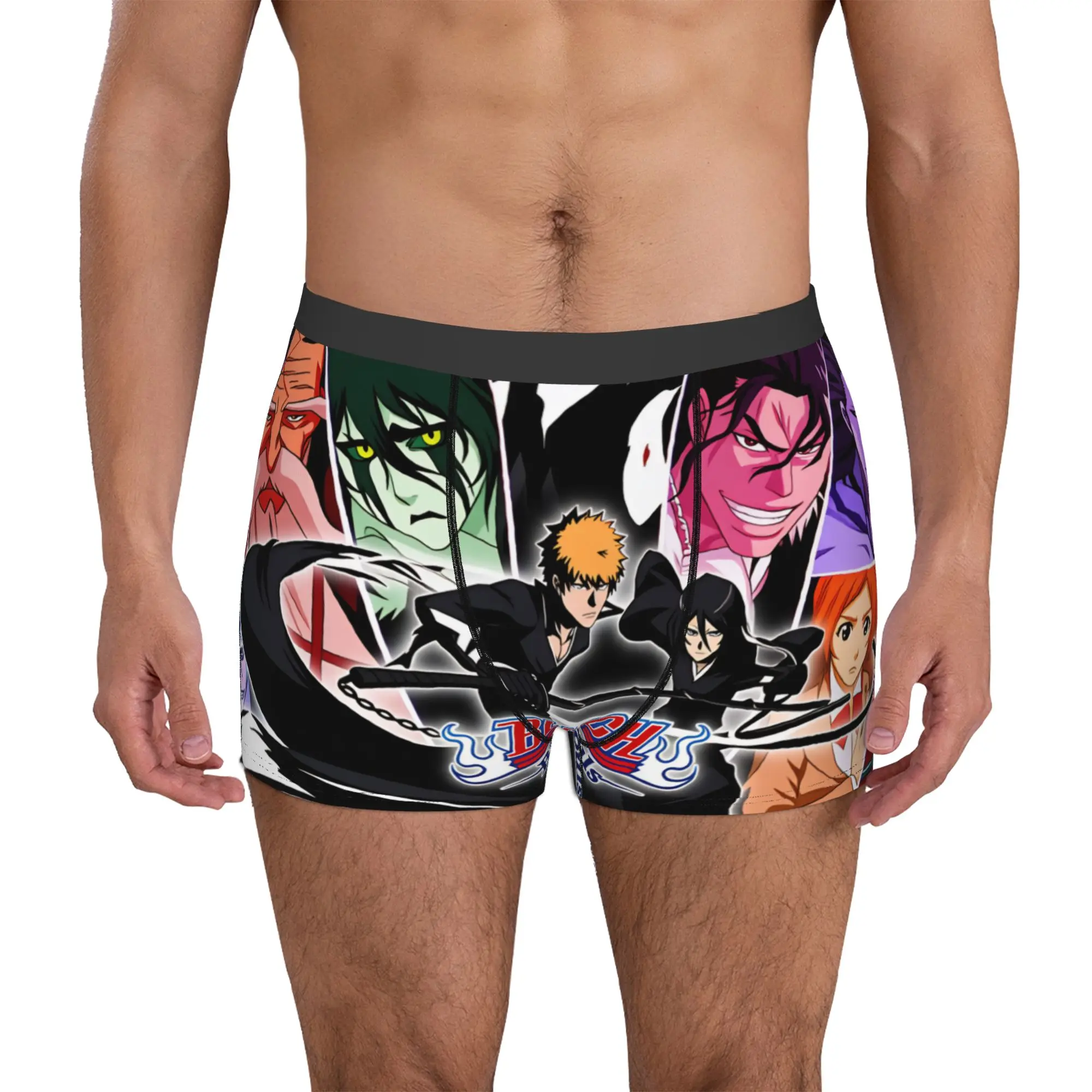 Ichigo Kurosaki Bleach Orihime Inoue Boxershorts Herren Byakuya Kuchiki Rukia Kuchiki Slips Unterwäsche Coole Unterhosen
