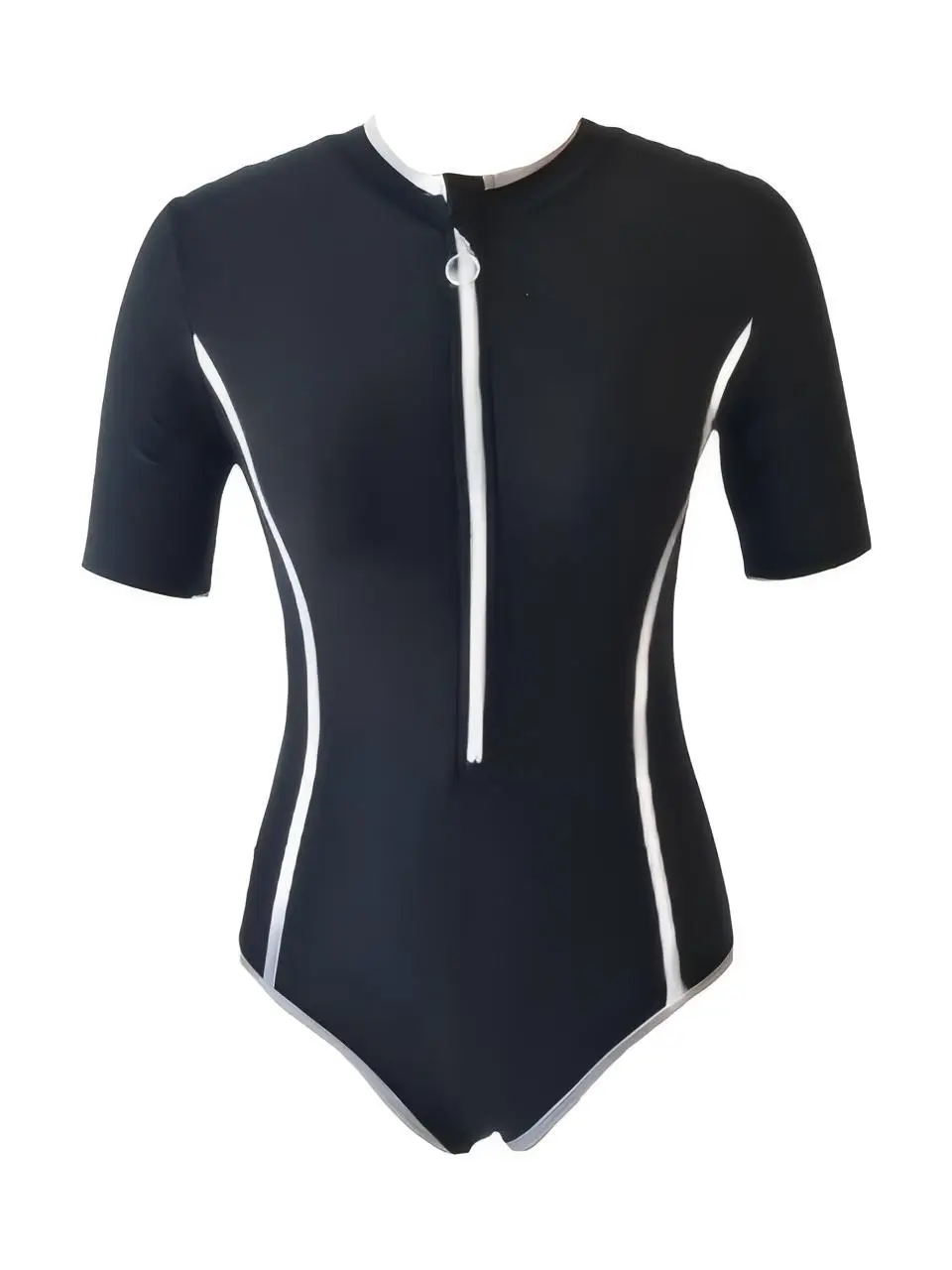 

Short Sleeve Surfing Swimsuit 2026 Slim Bodysuit Swimwear Women One Pieces Rashguard Diving Clothes Bathing Swim Suit Beachwear