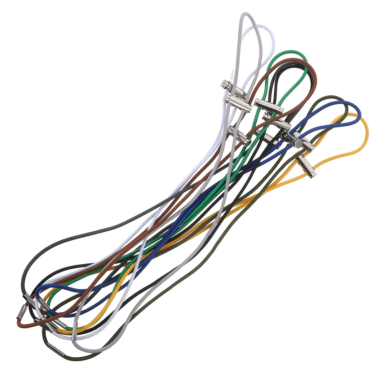 9pcs Garbage Can Bands Adjustable Elastic Trash Can Strap Heavy Duty Waste Bin Litter Box Cords For Kitchen Outdoor Camping