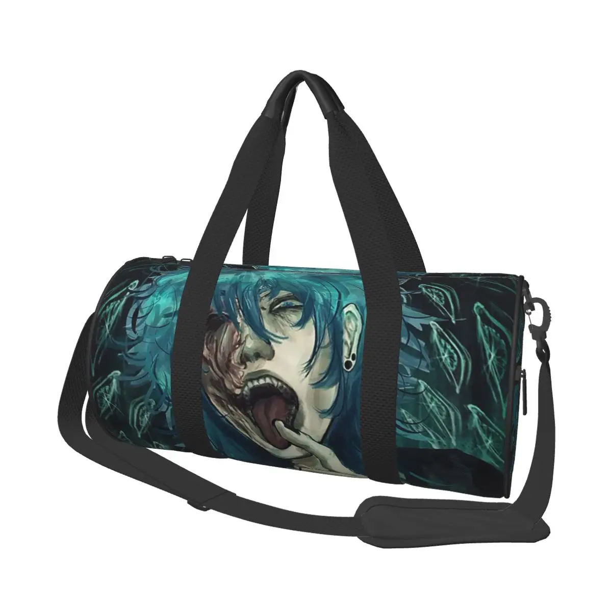

Sally Face Game Anime SF Horror Sal Fisher Large Duffle Gym Bag Multi-Functional Duffle Travel Bags Handbags Fitness bag