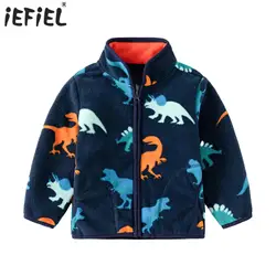 Toddler Baby Polar Fleece Jacket Boys Girls Winter Jacket Fall Sweatshirt Zip-up Light Infant Coat Autumn Clothes for Daily Wear