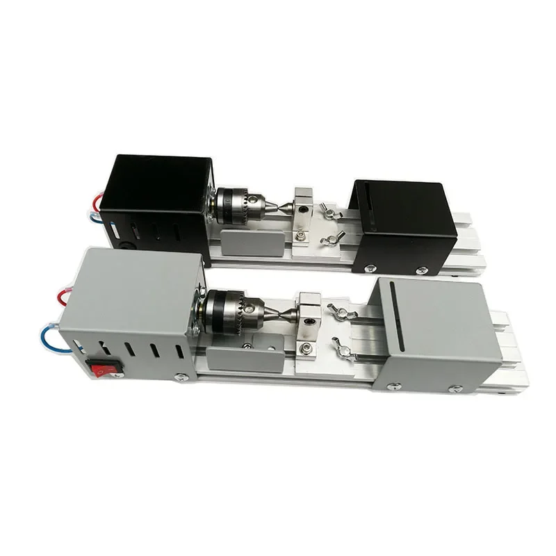 Miniature lathe, grinding, polishing and cutting bead machine, mini DIY woodworking lathe