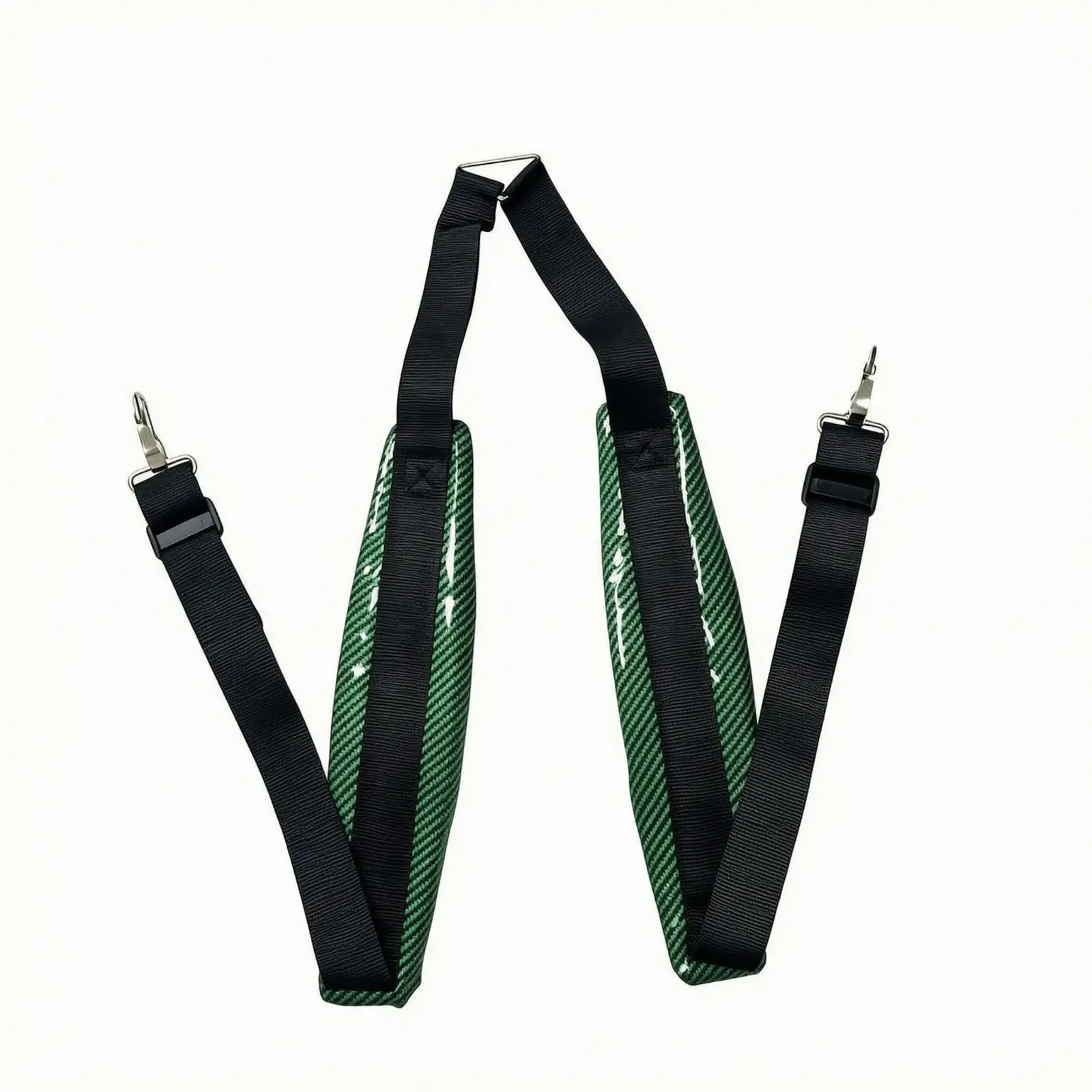 Brush Cutter Shoulder Harness Strain-Reducing Mower Shoulder Harness with Snap Hooks Comfortable Trimmer Strap with Metal Snap