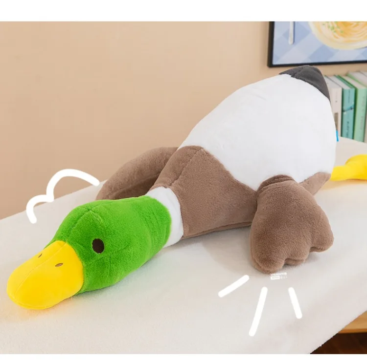 70-115 cm Kawaii Riesige Ente Plüschtier Nette Große Gans Stofftier Weiche Puppe Sofa Schlafkissen Kinder Nettes Geschenk Zimmer Dekor – Detail 13