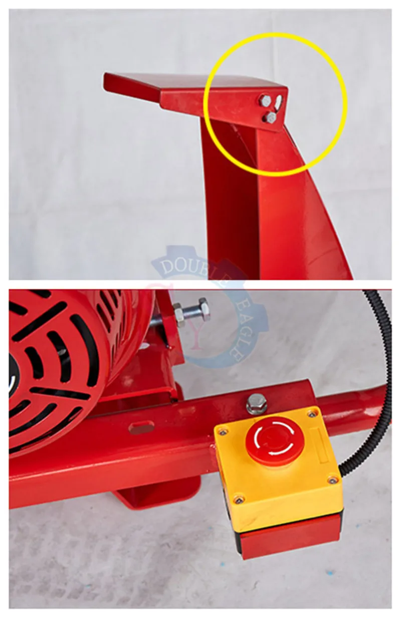 15HP Electric start Gasoline Engine Wood Chipper Shredder/6.5HP Branch Shredder/7.5HP Manual Broken Branches Machine 4-stroke