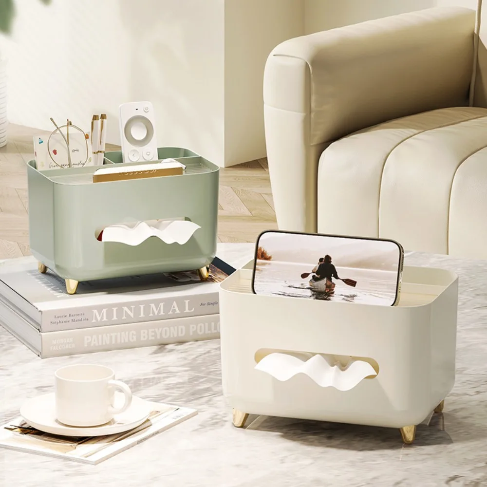 Multi-Function Storage Box Creative Tissue Box Bathroom Living Room Bedroom Draw Cartons remote control Place Boxes